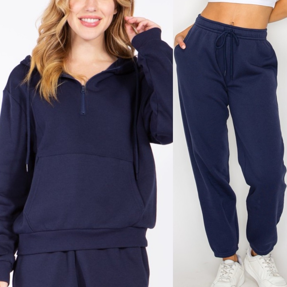 Rosio Navy Blue Track Pants
